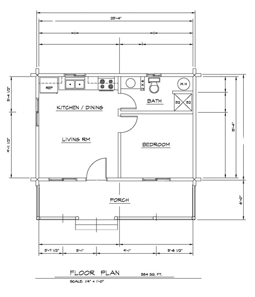 The Hideaway - Floor Plan
